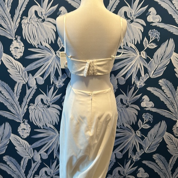 Cinq a sept white peep dress - Picture 4 of 5